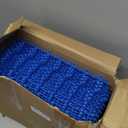 Tinideya 50 Pcs Drainage Mats 11.8'' x 11.8'' Modular Interlocking Floor Drainage Tiles Splicing Pool Floor Mat, Non Slip TPE Soft for Outdoor Deck Greenhouse Shower Bathroom Pool(Dark Blue)