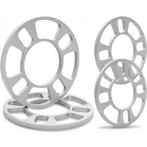 4 Pack Universal Wheel Spacers, 5/16" (8 mm) Thick Die Cast Replacement Wheel Spacer for 4 Lugs Wheels/Rims, Aluminum Wheel Accessories Parts, Fits 100 to 114.3 mm Multiple Bolts Pattern