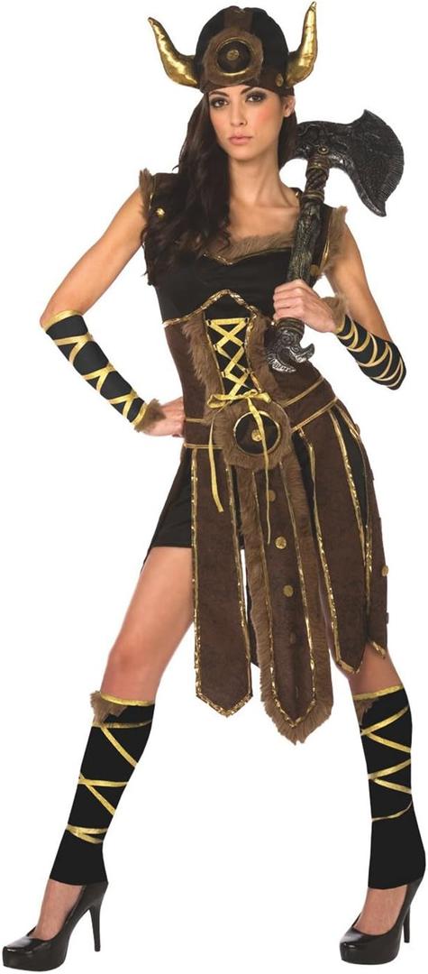 Morph Viking Warrior Outfit - Women's Viking Costume (Large)