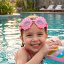 2 x LUV HER Seashell Youth Swim Goggles Mermaid-inspired, anti-fog, UV protection, adjustable strap for kids