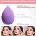 60 Pcs Makeup Sponge Set, Multi-colored Blending Sponge | Makeup Blender Sponges for Liquid Cream, and Powder Latex Free