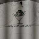 Leprechaun Martini Cocktail St Patrick's Day Womens T-Shirt S