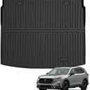 Auxko All Weather Cargo Liner Fit for Honda CR-V(Include Hybrid) 2023 2024 2025 2026 Upper Position TPE Rubber Trunk Mat CRV Accessories All Season Guard Odorless Anti-Slip Cargo Mat Black