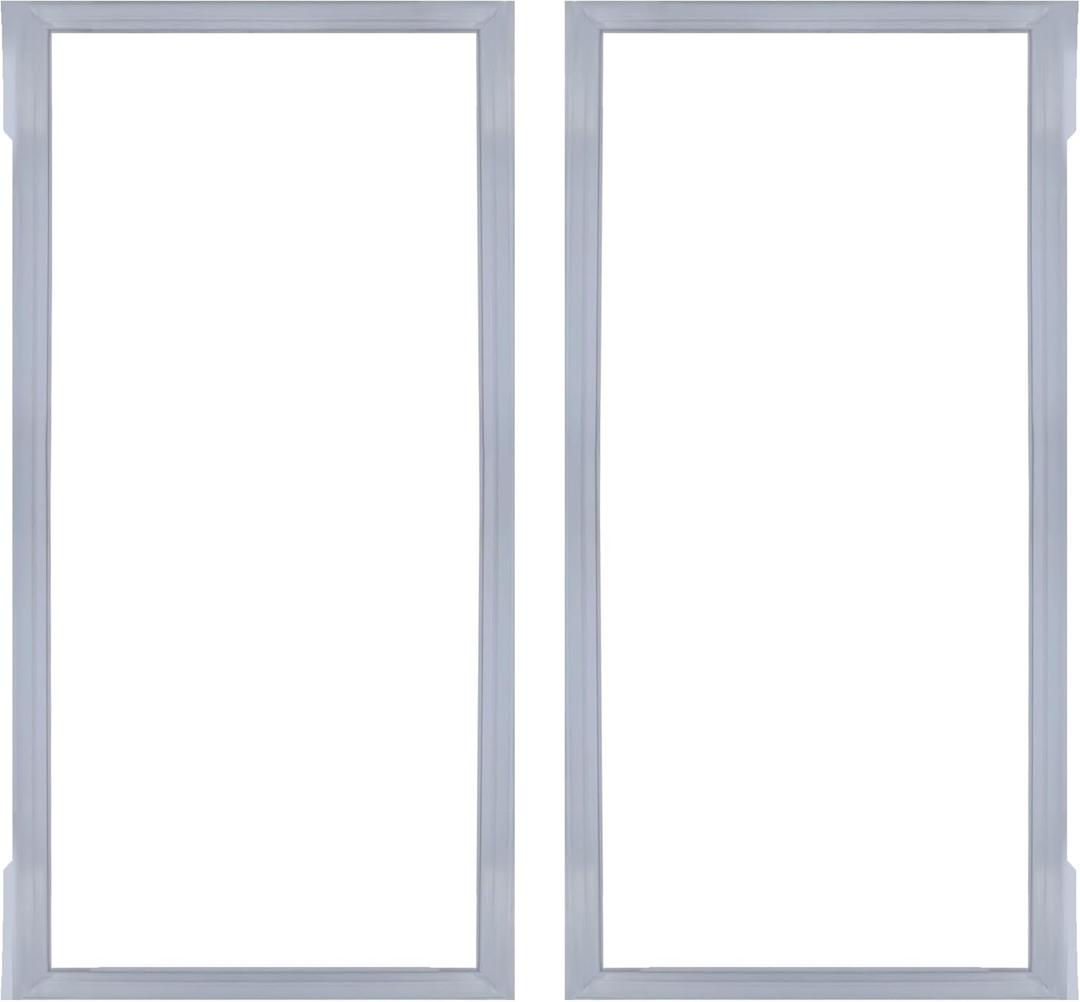 Upgraded 2 PACK 241778307 Fresh Food Door Gasket Compatible with Frigi-daire Kenmore Crosley and Electrolux Refrigerator Door Gasket, Replaces 1793667 AH3408461 etc,Refrigerator Door Seal Part (GRAY)