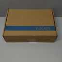 VOTON Bathroom Faucets Brushed Nickel Waterfall Bathroom Sink Faucet Modern Single Handle Bathroom Faucet for 1 or 3 Holes with Deck Plate