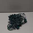 Novelty Lights 50 Light LED Twinkle Christmas LED Mini Light Set, Outdoor Fairy Wedding String Lights, Warm White, Green Wire, 25 Feet