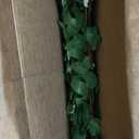 GLANT Expandable Fence Privacy Screen for Balcony Patio Outdoor,Decorative Faux Ivy Fencing Panel,Artificial Hedges (Single Sided Leaves) 2, Green-flowers