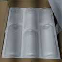 Glass Bud Vases for Flowers - Hewory Blown Modern Small Glass Vases for Centerpieces Set of 12, Mini Clear Bulk Flower Vases for Wedding Party Events Home Decor Floral Arrangement (Not Include Flower)