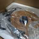 Topwit Electric Kettle Glass, For Hot Water, Tea and Coffee Dual Purpose Design, BPA-Free, 1L Pour Over Removable Stainless Steel Infuser, Auto-shut Off & Boil-dry Protect (Wood)