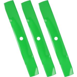 Lawn Mower Blades Medium Lift Fits for M143520 UC22010 for John Deere 1023E 1025R 1026R 2025R GX255 GX325 LX280 X320 X340 X380, 3 PCS