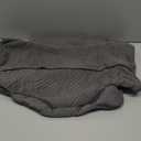 HunnmingRe Cervical Pillow Case Cover Comfortable and Breathable Memory Foam Cervical Neck Pillow Case Cover with Zipper(Gray,Standard Size)