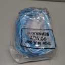 Saintrygo 18 Pack Clear Makeup Bags 7 x 5 PVC Cosmetic Bag Plastic Zippered Pouches Portable Toiletry for Women Men Travel Vacation Bathroom Organizing(Clear Color, Blue Border)