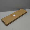 5 Tier Wall Shelves White, Vertical Column Shelf Floating Storage Home Decor Organizer Tall Tower Design Utility Shelving Bedroom Living Room, 30.7inch