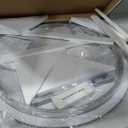 LAIYA 24 Inch Round LED Bathroom Mirror Frameless Backlit Anti-Fog Dimmable