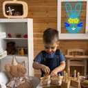 Anime Cartoon Bonnie Rabbit Neon Signs for Wall Decor,Dimmable Cartoon Bunny Neon Light,USB Powered Game Sign for Bedroom Gaming Room Man Cave Bar Birthday Gifts(10 * 16.1in) (Blue)