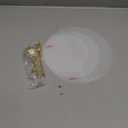 Boao 3 Tier Acrylic Round Cupcake Stand Dessert Tower Cupcake Cookies Display Stand for Wedding Birthday Party Baby Shower Treats Decorations (Transparent)