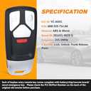 Yewong Smart Remote Key Keyless Entry Fob for Audi A4 A5 Q7 2017-up TT 2016-Up FCC ID: IYZ-AK01 4M0 959 754 AK/AQ/AF 433mhz 4Buttons
