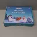 20 Pack Modeling Clay DIY Snowman Kit,Air Dry Clay Snowman Crafts for Kids,Christmas Stocking Stuffers for Kids,Christmas Crafts Xmas Gift