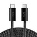 Belkin USB C to USB C Cable, 9.9ft, 240W - Type C Charger, iPhone Charger Cord, Soft, Braided, Flexible for iPhone 17, Galaxy S25, Pixel 10, MacBook, Chromebook, iPad Pro, Switch Steam Deck  Black