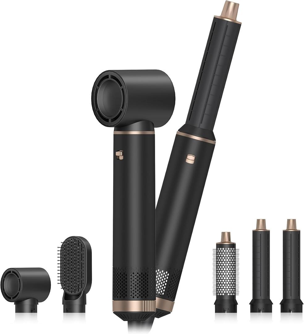 5 in 1 Blow Dryer Brush Ionic Hot Air Styler Hair Dryer Brush Wrap Styler Blow Dryer Set Hair Styling Tools