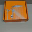 10 inch Rain Shower Head with Handheld Spray Stainless Steel, High Pressure Square Rainfall Showerhead Combo with 6 Handheld Sprayer, Detachable Shower Heads Waterfall Shower for Bathtub (Silver)