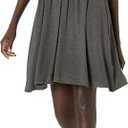 Amazon Essentials Women's Surplice Dress (Available in Plus Size) (XX-Large, Charcoal Heather)