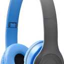 Hybrid Noise Cancelling Headphones, Wireless Bluetooth, Mic, Deep Bass, Soft Earpads, Fast Charging, Transparent Modes Blue