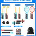 Larstylee Switch 2 Sports Accessories Bundle for Christmas Gift, Switch 2 Sports Game Family Party Kit with Carry Bag & Game Card Case