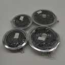 WB30M1 WB30M2 GE Electric Stove Burners Replacement Element with Stove Burner Covers Drip Pans for Electric Stoves Compatible with GE Hotpoint Electric Range Stove Top