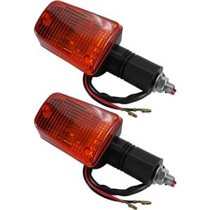 Motorcycle Turn Signals Light Fit for Suzuki DR350 DR650 DR125 DR200 DR250 DR350 DR650 GSXR 750 1100 High Brightness, Blinker Indicator Light, 2Pcs