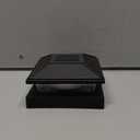 VOLISUN 4x4 Solar Fence - Post Cap Lights 16pack Outdoor Waterproof, Black Deck Post Cap Light with Warm White,for 4x4 Wooden/4x4 Vinyl