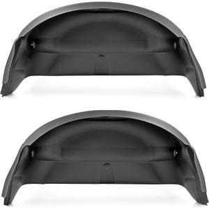 Rough Country Rear Wheel Well Liners for Chevy Silverado 1500 (20072013) & 2500/3500 HD (20072010) - Bolt-On Rear Fender Liners, Made in USA