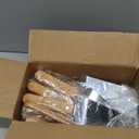 12 Pcs Pizza Server Spatula Pie Servers Spatula With Wooden Handle Shovel Stainless Suitable For And Easy to Grip Pizza Spatula Pie Knife Cake Servers