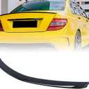 Rear Spoiler Wing for Mercedes Benz W204 C Class 4 Door Sedan C180 C200 C250 C300 C350 C63 2008 2009 2010 2011 2012 2013 2014 AMG Style Tail Trunk Wing Lip Glossy Black
