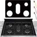 Stove Cover For LG 30 Inch Gas Range Model LGLDG4315 LRG4115 LRG4113 LDG4313 LRGL5825 LRGL5925 LSGL6335DF, Upgraded 0.4MM Thickness Reusable Stove Burner Covers For LG Stove Protector