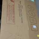 SCWF-GZ 36x24 Arch Mirror Rectangle Full Length Wall Mounted Hanging or Against Wall Metal Aluminium Alloy Frame Dressing Make-up Mirrors for Entryway Bedroom Bathroom Living Room 36 24 inch Black