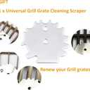 Bull Lion Premium BBQ Grill Grate Replacement - 7mm, 4 Pack, Fits Angus, Brahma, Lonestar Select, Outlaw Steer, 7 Burner, L60000, L75000, L90000