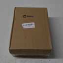 Gejoy 9 oz Rimmed Swirl Plastic Cups Disposable Wine Drinking Cups Clear Elegant Halloween Tumblers for Christmas Party Supplies(Blue,100 Pcs)