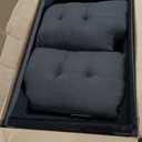 Wakefit Reversible Sectional Sofa Couch, Sleeper Sofa Bed with Storage Chaise Pull Out Couch for Living Room | Hidden Stroge | Pull Out Bed | Removable Backrest | Linen Fabric,Incomplete, 1 of 3, Box #1, DeepGrey