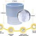 Whiskey Rocks Glass, Set of 4 (2 Crystal Bourbon Glasses, 2 Round Big Ice Ball Molds) In Gift Box - 10 Oz Old Fashioned Glasses for Scotch Cocktail Rum Cognac Vodka Liquor, Unique Gifts for Men