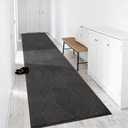 Heavy Duty Door Mat Indoor Outdoor, 3′ x 12′ Entryway Runner Rug