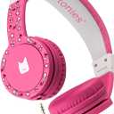 Tonies Foldable Wired Headphones for Kids - Comfortably Designed to fit On-Ear - Works with Toniebox and All 3.5mm Devices - Pink