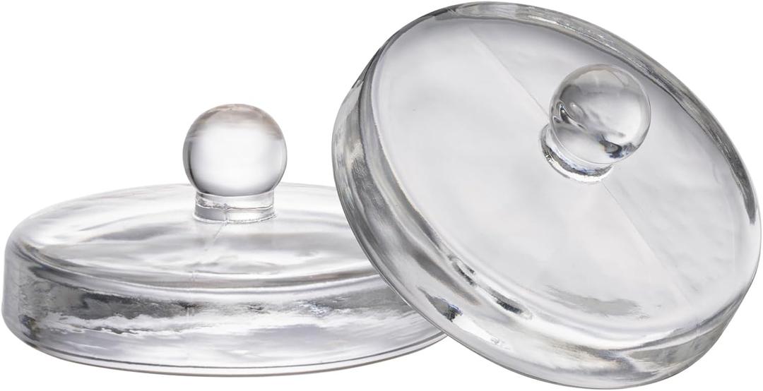 Gallon Fermentation Weight, 3.75inch Large Glass Fermenting Weight for Gallon Jar, Pack of 2