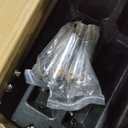 Pyle 8 ft. Rubber Curb Ramp Set, Pack of 2 Heavy Duty Non-Slip Threshold Ramps for Driveways, Garages, Sidewalks, Wheelchairs and Vehicle Access, Green Reflective Strips, 48.0x 16.0 x 2.6 Inch