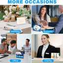 EHWINE 10 Pack Acrylic Sign Holder 4 x 6 Horizontal, Double-Sided Clear Stand up Table Top Sign Holders, Acrylic Picture Frame Menu Flyer Paper Holder Display Stand for Office Business Store Wedding Party