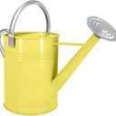 Galvanized Iron Watering Can for Indoor Plants, DIY Watering Cans for House Plant Garden Flower, Long Spout Water Can for Outdoor Watering Plants 6.44L 1.7Gallon (Beige)