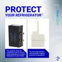 BlueStars New Upgraded W10613606 Refrigerator Compressor Start Relay and Capacitor - Compatible with Whirlpool KitchenAid Kenmore Refrigerators - Replaces W10416065 PS8746522 67003186