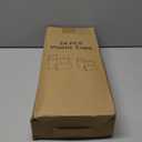 24 Pcs Unbreakable Plastic Cups Set, 12 Pcs 14 oz and 12 Pcs 20 oz Reusable Plastic Cups, Stackable Water Tumblers, Drinking Cup for Kitchen, BPA-free, Dishwasher and Microwave Safe, 6 Colors (6-Light Multicolor)