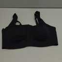 SHAPERX Wireless Bras for Women Seamless Push Up V Mesh Bralette No Underwire Full Coverage T-Shirt Bra with Removable Pads, XXL