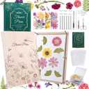 Aboofx Extra Large Flower Press Kit for Adults, 17" x 11.8" 5 Layers Wooden Flower Pressing Kit for Pressed Flowers & Plant for DIY Art,Wedding Bouquet Preservation for Frame Bookmark Resin Art Gift